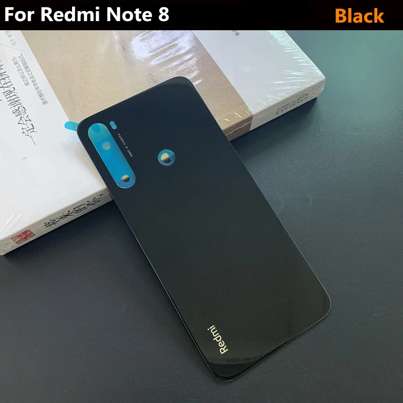 Оригинальное закаленное стекло для Redmi Note 8, задняя крышка для батареи, чехол для Xiaomi Redmi Note 8 Pro, запасные части, крышка для батареи