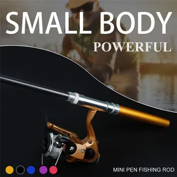 

Fishing Rod Angling Tool Fishing Pole Durable Carbon 5 Color Mini Pen Fish Rod Outdoor