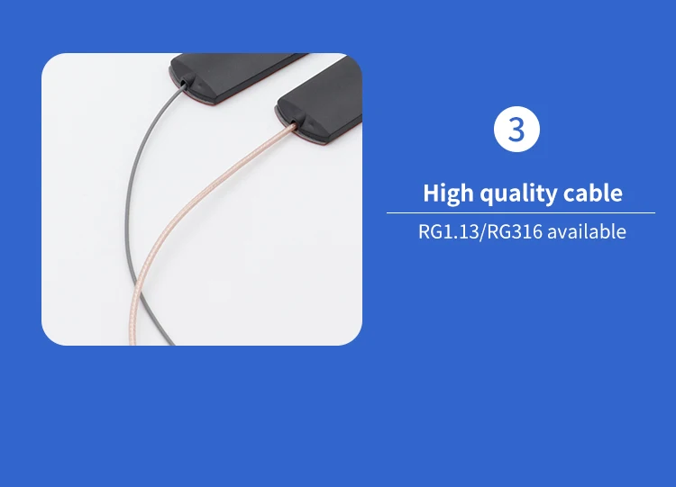 5dBi косичка RG1.13 GSM антенна DIY патч-панель RG316 кабель GSM антенны Внутренняя патч-панель антенны для связи