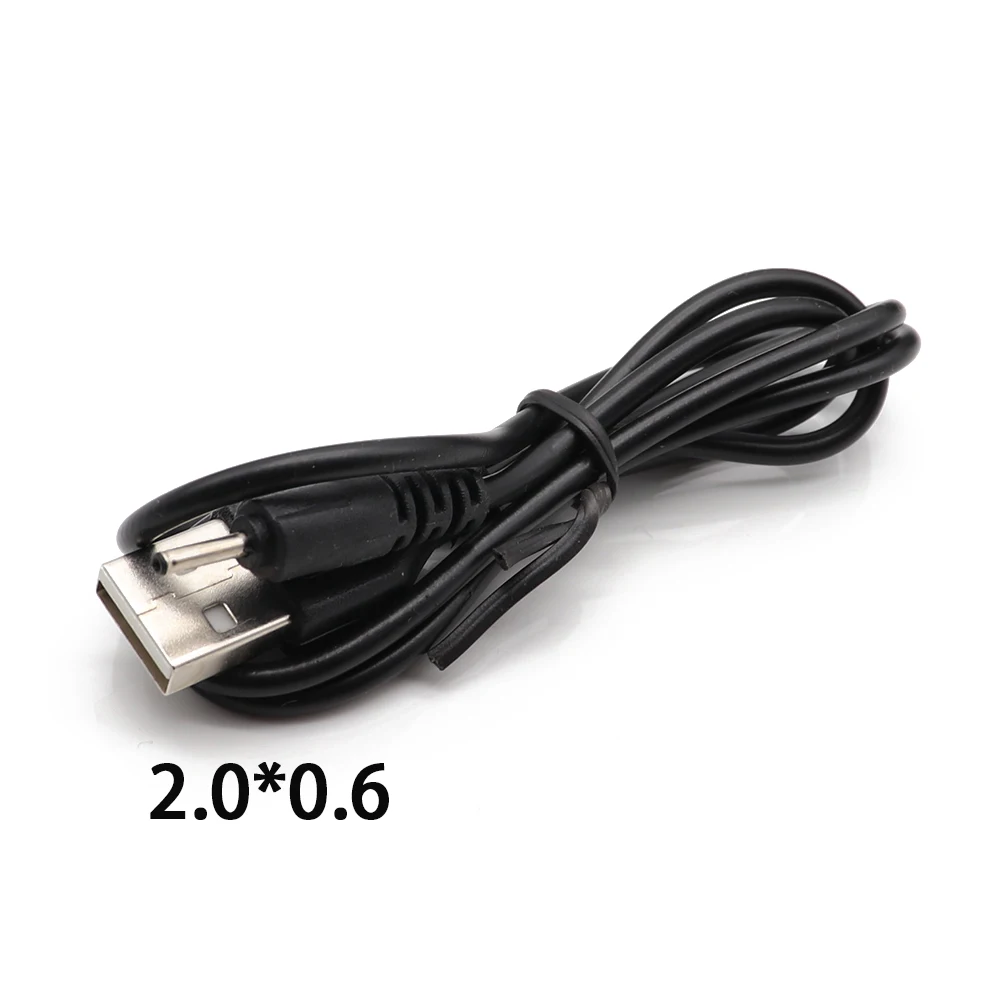 A Адаптер питания постоянного тока Вилка USB преобразует в 2,5*0,7/3,5*1,35/4,0*1,7/5,5*2,1 мм черный прямоугольный разъем с соединительным кабелем - Цвет: A