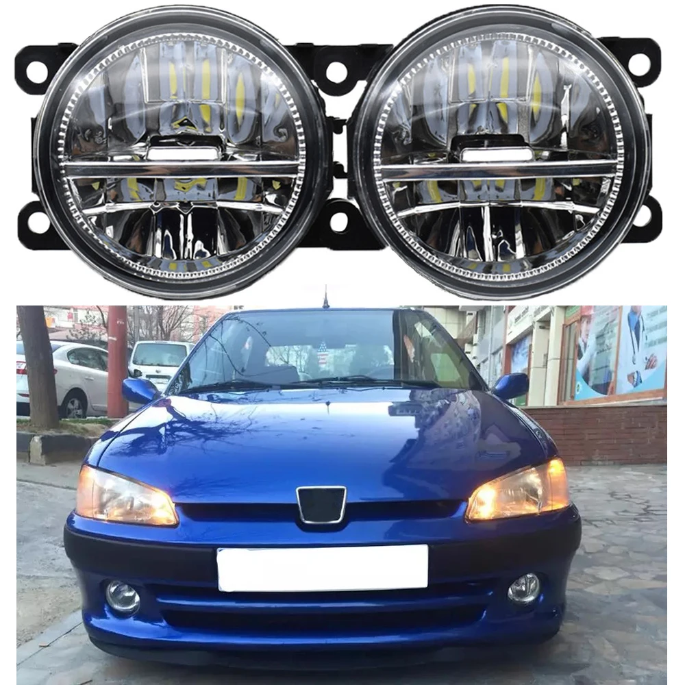 2 Pz Led Fendinebbia Per Peugeot 107 Hatchback 2005-2015 Per Peugeot Ion 2009-2018 Per Peugeot Traveller 2016-2018 Led Fendinebbia