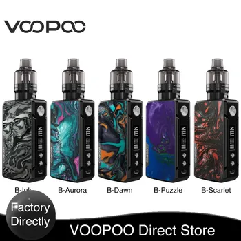

Original VOOPOO Drag 2 Refresh 177W TC Kit with 4.5ml PNP Tank PnP-VM5 0.2ohm/ PnP-VM6 0.15ohm Coil E-cig Vape Kit vs Drag X