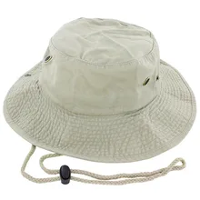 Военная Повседневная Рыбалка шнурок Защита от солнца лето для мужчин ведро шляпа кепки горная Охота Открытый широкими полями