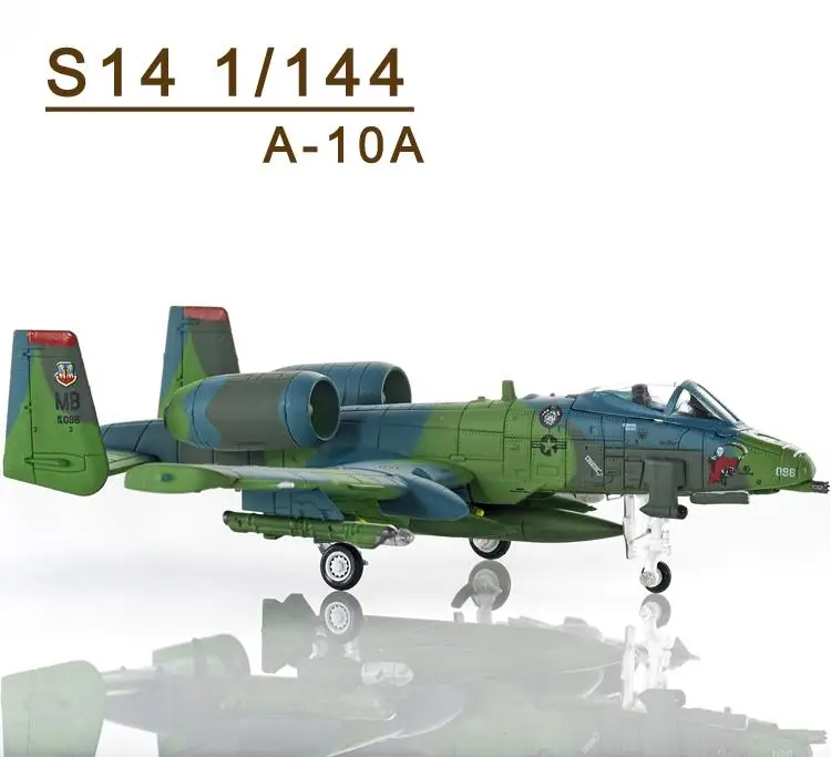 S14 США Fairchild Республика A-10 Thunderbolt II 1/144 литья под давлением модель самолета B