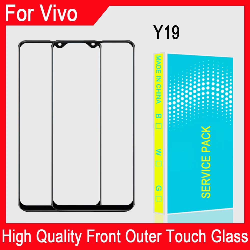 Переднее стекло для Vivo Y19 запасные части сенсорного экрана | Мобильные телефоны и