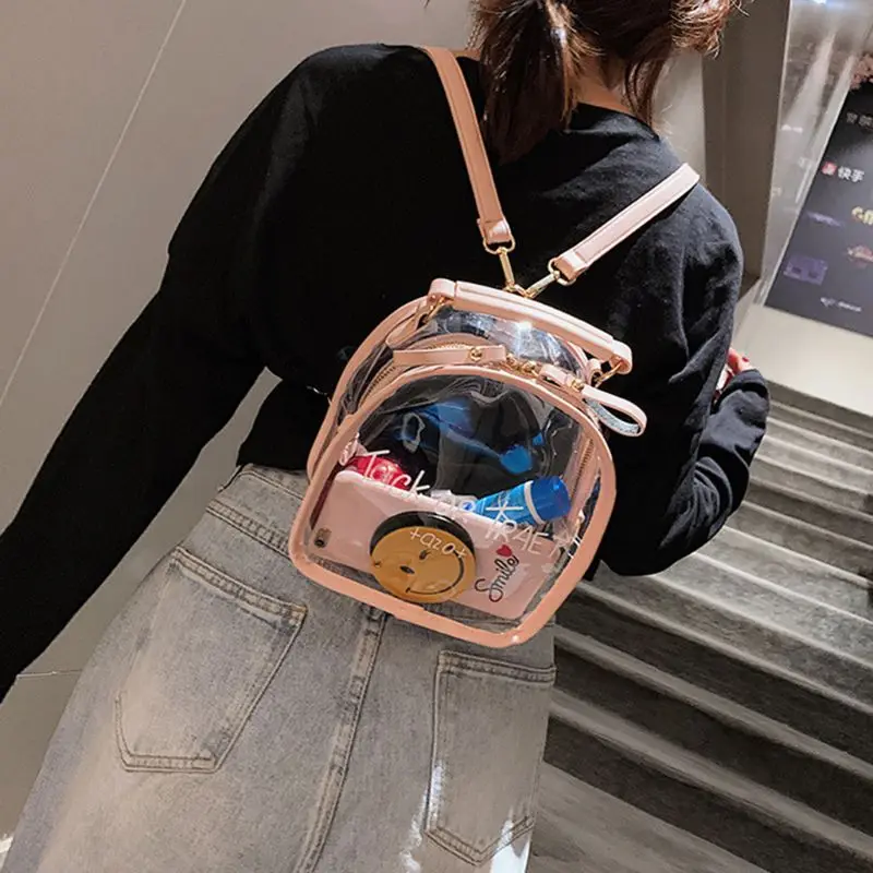 clear fashion backpack