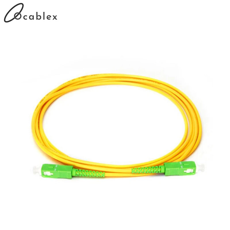 

10 meter SC APC-SC APC SM Simplex SX 3.0mm 9/125um SC/APC Fiber Optic Patch Cord