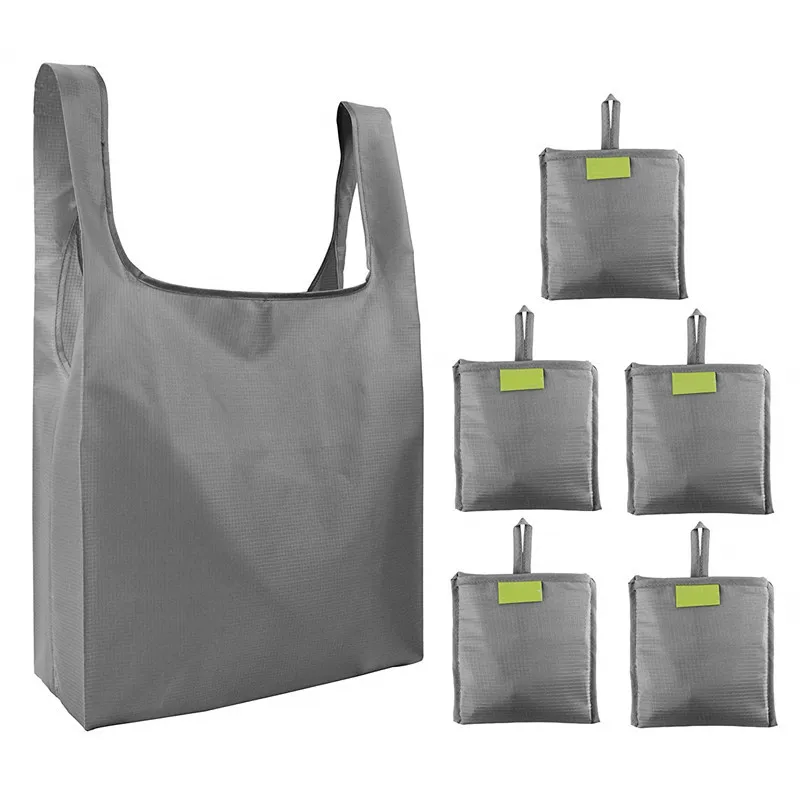Женская и мужская эко складная сумка для покупок унисекс многоразовая сумка для хранения продуктов, фруктов и овощей