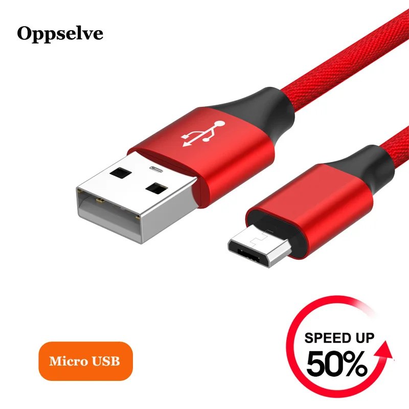 Oppselve Micro Usb кабель 5 в 2A Быстрая зарядка данных зарядное устройство для samsung Xiaomi huawei