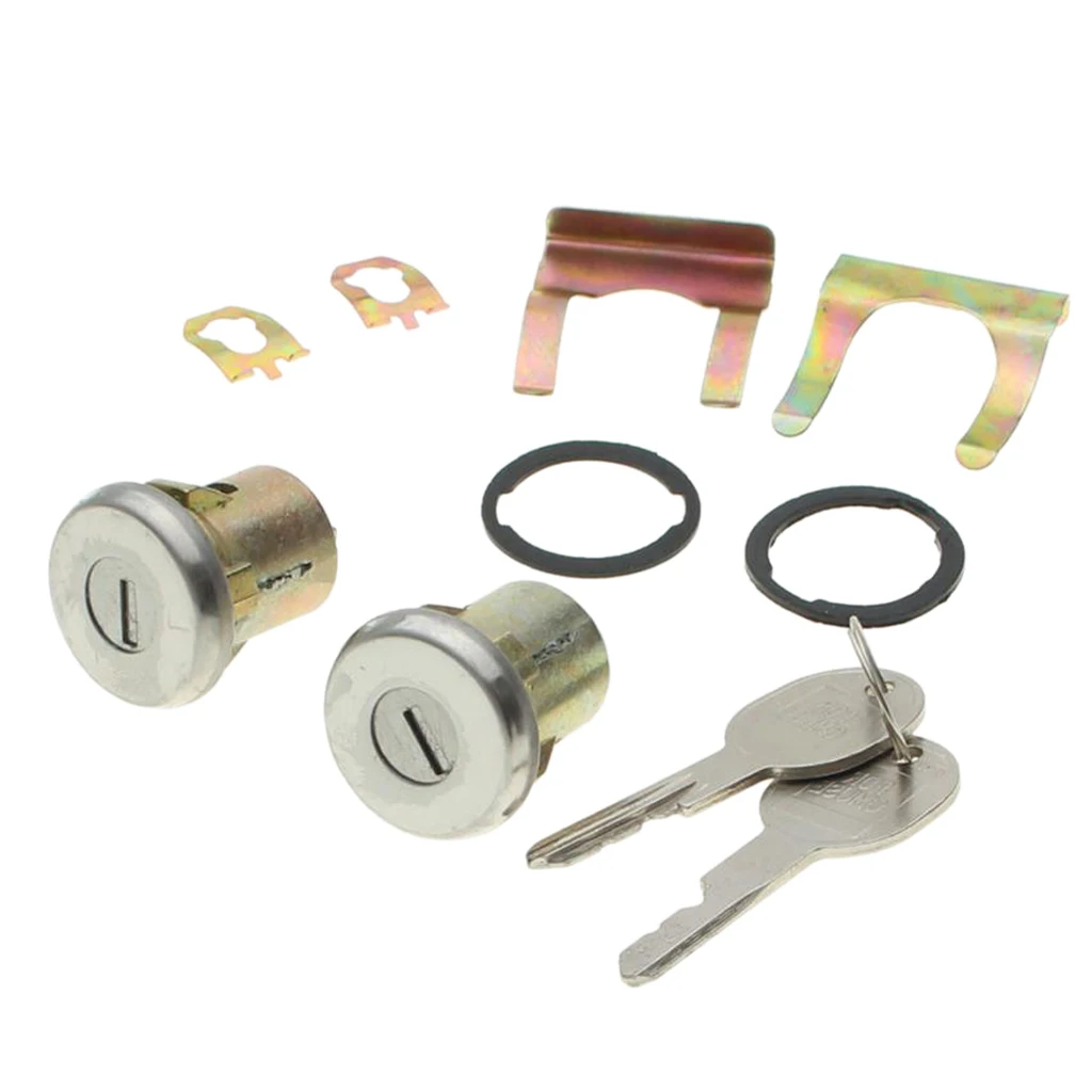 2 Pieces Lockcraft Ignition Lock Cylinder w/Keys for Chevrolet Truck& SUV