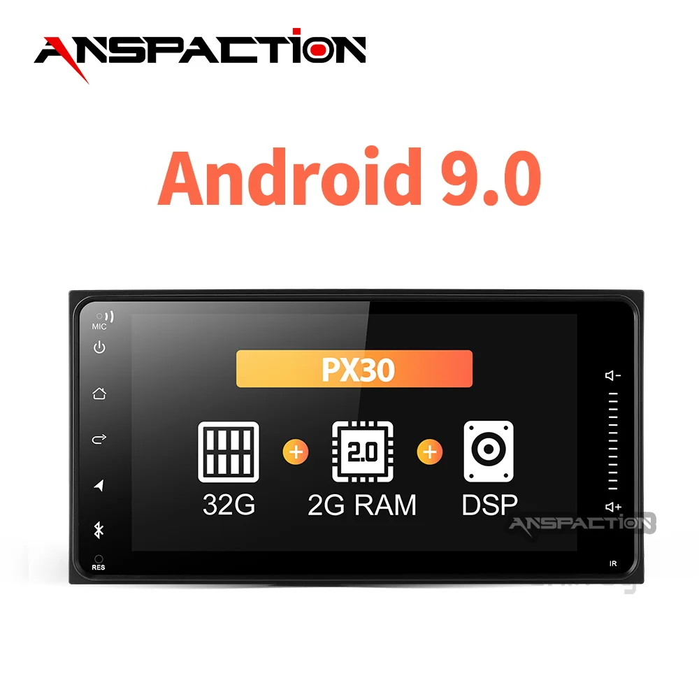 PX30 32G android 9 0 автомобильный Радио gps навигация multimediafor Toyota Avalon AVanza Celica camry corolla