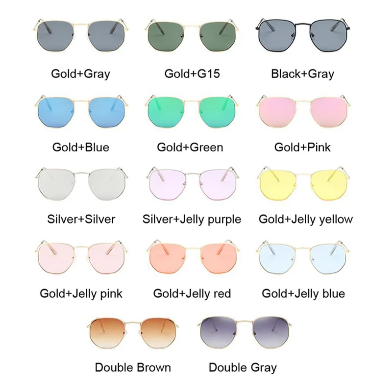 Brand Designer Square Sunglasses man Fashion Mirror Retro Sun Glasses Male Vintage Shades Classic Metal Polygon Oculos De Sol polarized sunglasses steampunk sunglasses clip on sunglasses semi rimless sunglasses sports sunglasses