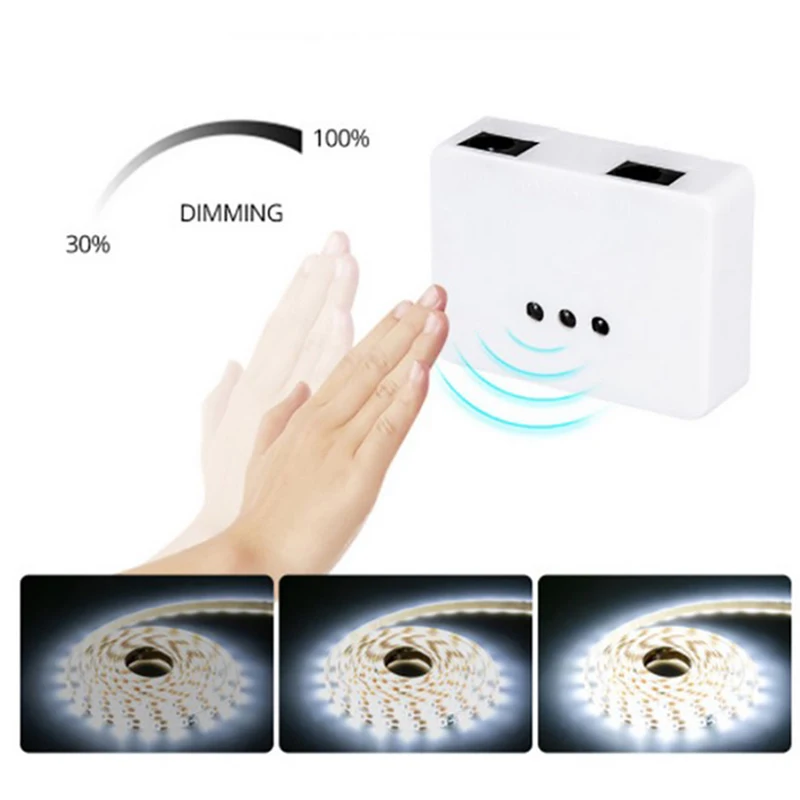 DC 5 24V Dimmers IR Hand Sweep Motion Sensor Switch Detector 5A Smart