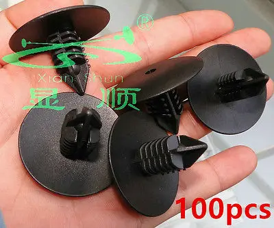 100X Per Renault Passaruota Fodera Splash Guard Trim Clip In Abete Accessori Per Auto Auto