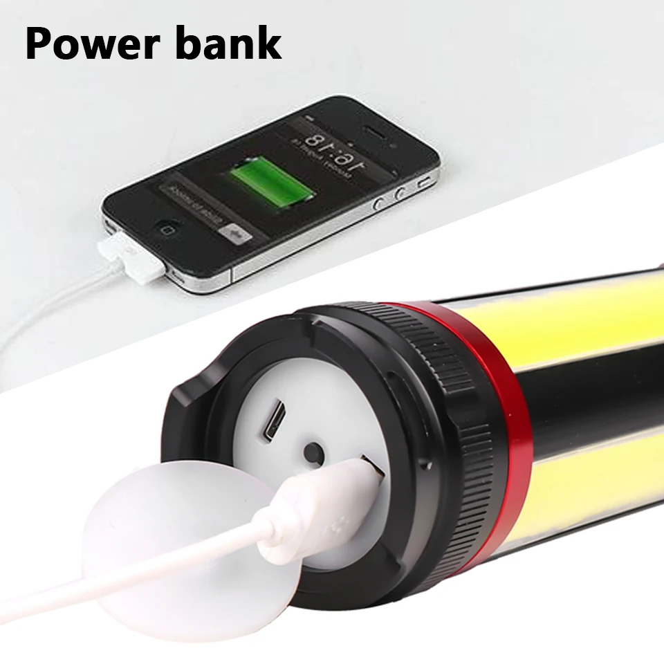 XHP70.2 Встроенный аккумулятор для кемпинга светодиодный фонарик usb зарядка растягивающийся зум мощный перезаряжаемый внешний аккумулятор фонарик