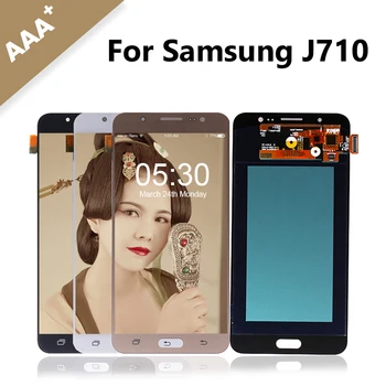 

10pcs/lot for Samsung for Galaxy J7 2016 LCD J710FN J710F J710M J710 LCD Display Touch Digitizer Screen Free Shipping by DHL EMS