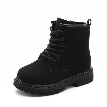 

2019 New Fashion Big Kids Martin boys Boots Children Waterproof Autumn Shoes For Girl Winter Warm Boots Little Girl Non-Slip Boots Rose Red Brown Black 3 4 5 6 7 8 9 10 11 12 Year Old