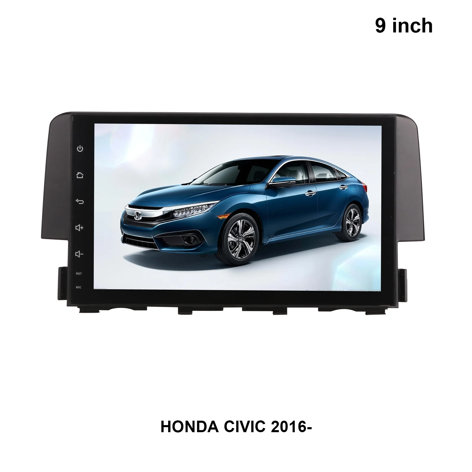 9 дюймов Android 9,0 ips экран Автомобильный Радио плеер для Honda Civic- Автомобильный видео мультимедиа вайфай Автомобильный gps навигационный головное устройство