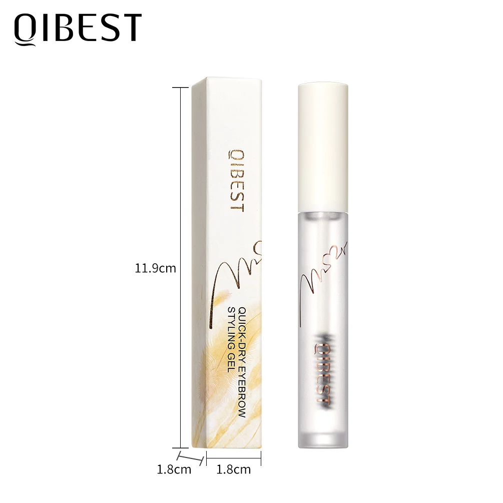 QIBEST Eyebrow gel Transparent Brows Wax Waterproof Long-Lasting With 3D Brush Brow Styling Soap For Eyebrows Women's Cosmetics 6