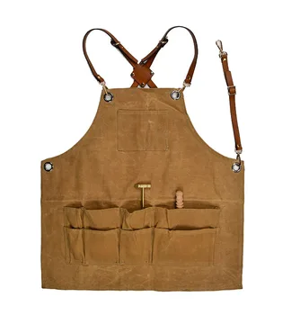 

Oil Wax Canvas Tool Apron European And American Canvas Lumberjack / Carpenter Apron