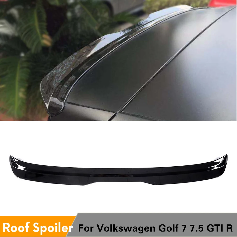 

For Volkswagen VW GOLF 7 MK7 VII Golf 7.5 GTI R Rline 2014 - 2019 ABS Rear Roof Window Spoiler Wing Boot Lip