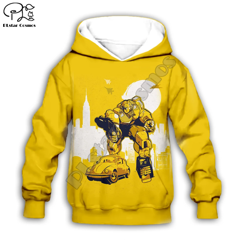Детская одежда для малышей Autobots толстовки на молнии с 3D принтом робота