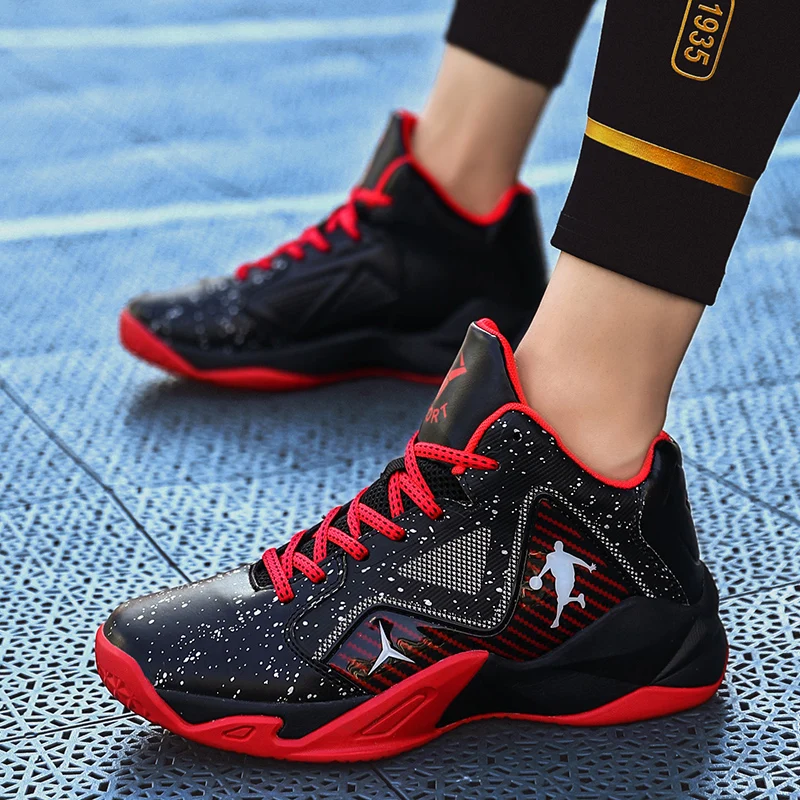 Mężczyźni Buty Koszykarskie Unisex Para Koszykówka Uliczna Kultura Buty Sportowe Koszykówka Wysokiej Jakości Buty Sportowe Buty Plus Rozmiar 35-45