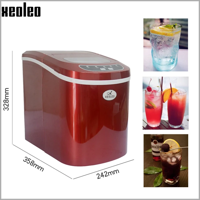 12KG/24H Electric Ice Machine Maker Bullet Cylindrical Cube Making  Countertop for Home Commercial Small Milk Tea Shop - AliExpress