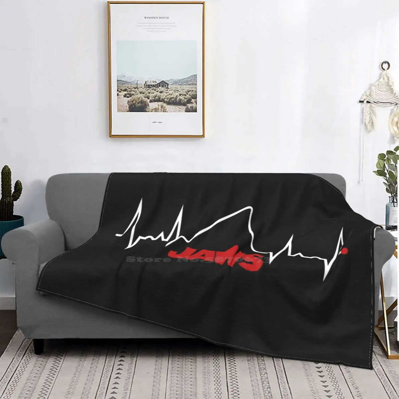 That Great White Shark Pulse Tutte Le Taglie Coperta Con Copertura Morbida Biancheria Da Letto Per Decorazioni Per La Casa Che Great White Shark Pulse