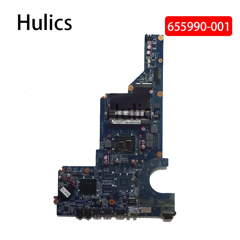 Hulics 655990 для hp G4 G6 G7 G4-1000 G6-1000 Материнская плата ноутбука Процессор I3-370M 655990-001 аккумулятор большой емкости DAR18DMB6D0