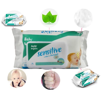 

Baby Wet Wipes Paper Tissue Napkin 100pcs/bag Kids Hand & Mouth Bag Portable Get Skin Cleansing Non-irritation