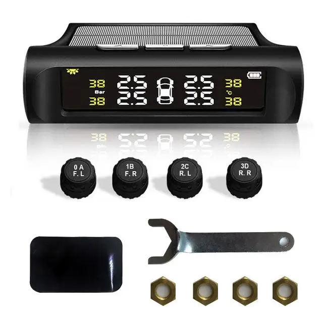ڵ TPMS Ÿ̾ з ͸ ý,  ¾籤  LED ÷ 4  ܺ , 20 