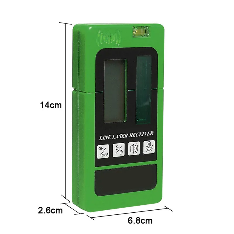 Goedkoop Laser Level Detector Ontvanger voor Levelsure Elektronische Leveling 2 5 12 Lijnen Verticale Horizontale voor Rood Groen licht