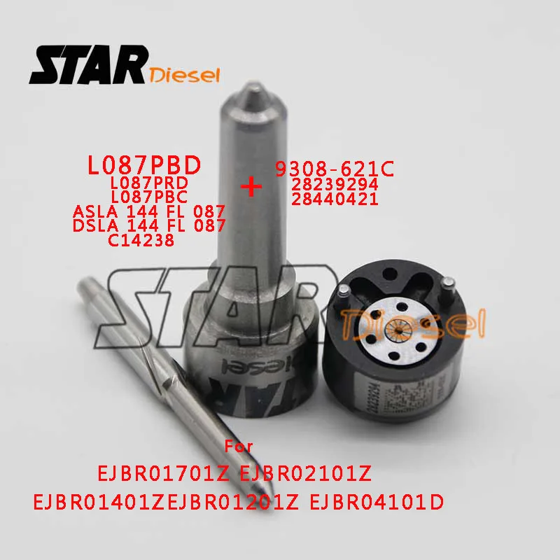 L087PBD-621C TY1424D Ремкомплект ремонтные комплекты дизельный распылитель L157PBD L381PBD/L120PBD/L138PBD/L087PBD/G374 клапан 9308-621C(28239294) 9308-618B/618C для EJBR03401D, EJBR04701D, EJBR02601Z, A6640170021, A6640170222, EJ - Цвет: L087PBD-621C