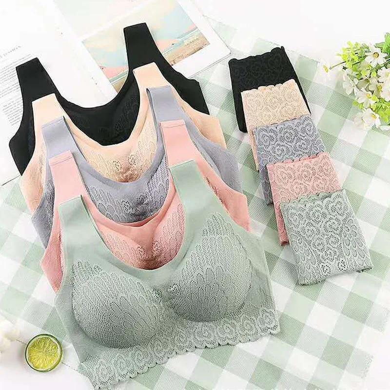 Sexy Latex Women Underwear Bra Set Seamless Panties Comfortable Push Up Lingerie Vest | Женская одежда