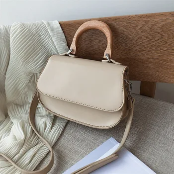 

women's bag PU Bucket Fashion Solid Hasp Shoulder Bags Euro-America style sublimation blanks Simple style handbag