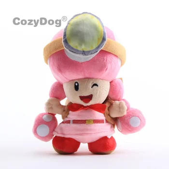 

21cm Mario Series Toadette Plush Toy Doll Toys Figures Mushroom Toadette stuffed animals toys Children Gift