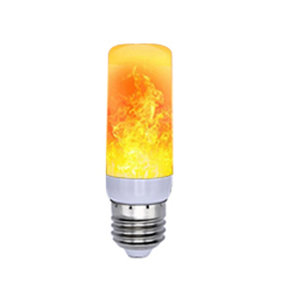 270LM огненный светильник с эффектом пламени, лампочка, 4 режима, украшение для гостиничных комнат, спальни, замка - Цвет: Yellow