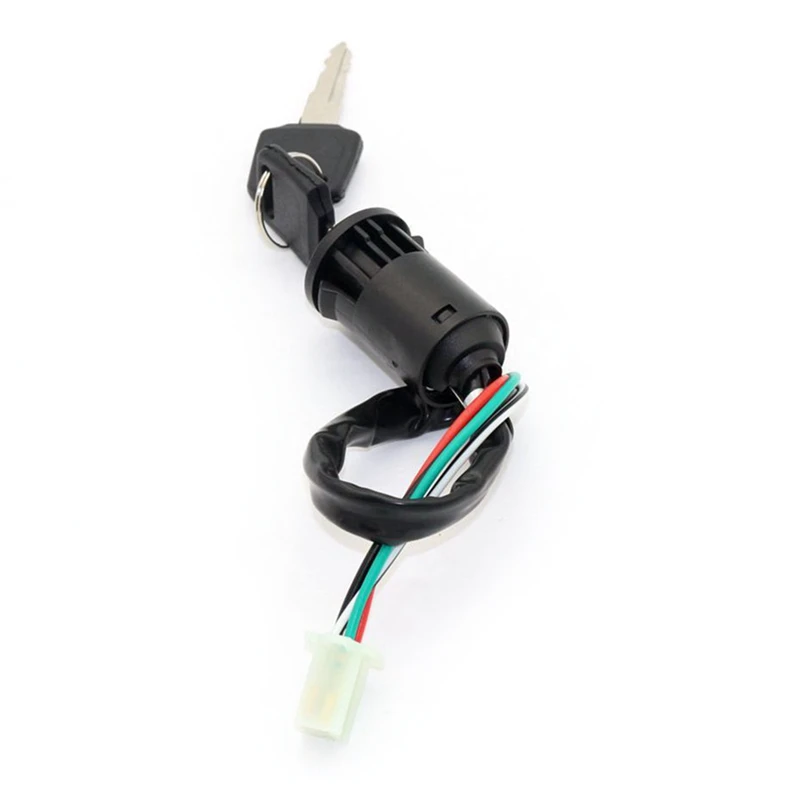 Universal Motorcycle Motorbike 4 wire Ignition Barrel Key Switch On/Off