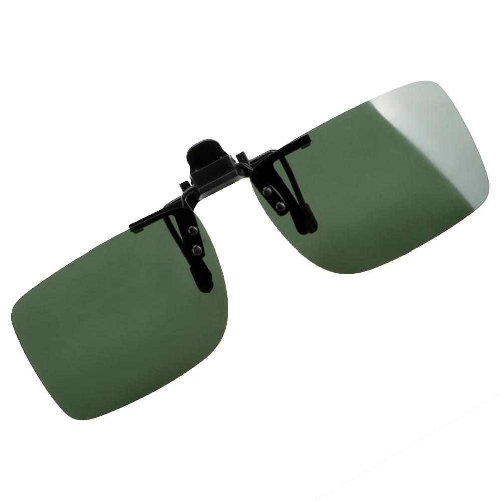 Clip On Sunglasses Driving Night Vision Lens Driver Goggles Polarized Sun Glasses Anti-UVA UVB For Men Women