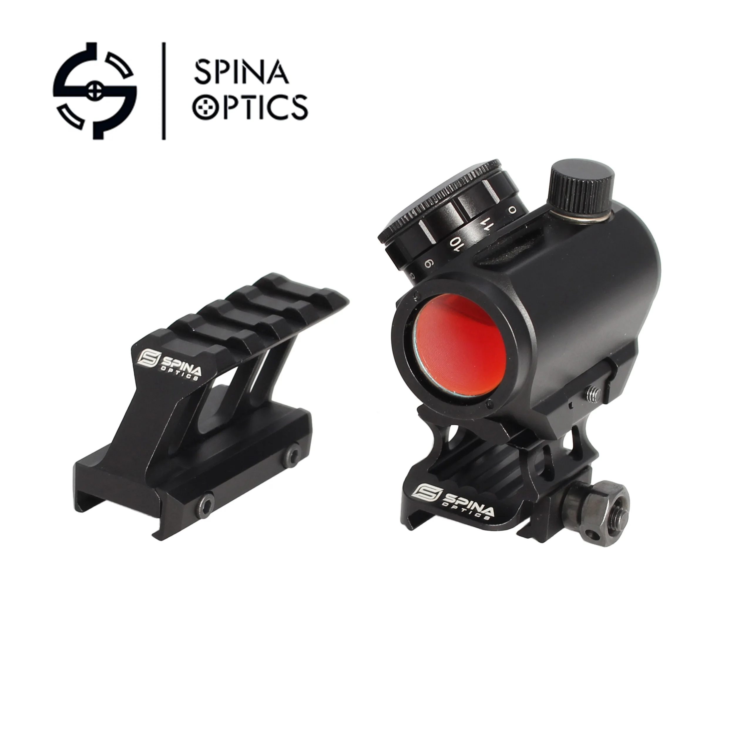 SPINA оптика голографический красный точечный прицел рефлекторный прицел противоударный тактический прицел 20 мм рельсовый прицел с переходником для крепления