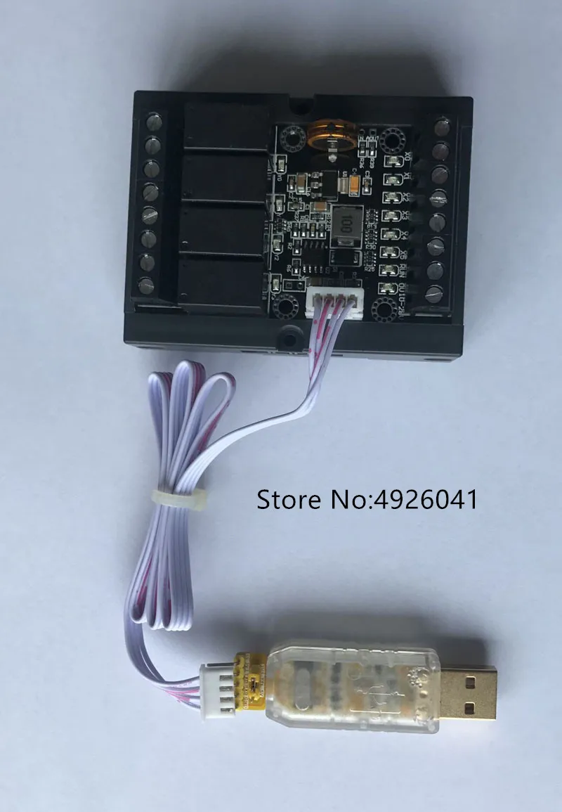 shell and line PLC FX1N-10MR, релейный модуль задержки пуска модуль - Габаритные размеры: shell and line