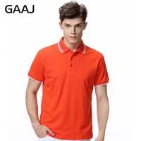 GAAJ 2019 Polo Shirt Men Polos Homme Summer Shirt US Famous Brand Cotton Short Stripe Menswear Clothes Yellow Plus Size 3XL 4XL