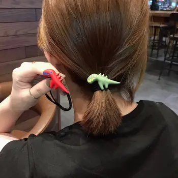 

Korean Cute Cartoon Animal Hair Rope for Women Girl Ball Hair Ties Lady Rubber Band Hair Accessories