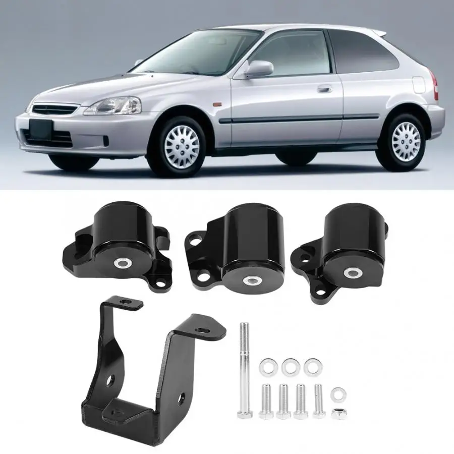 Двигатель автомобиля, кронштейн крепления подходит для Honda Civic 1996 1997 1998 1999 2000 опорный кронштейн двигателя в сборе инструмент высокое качество