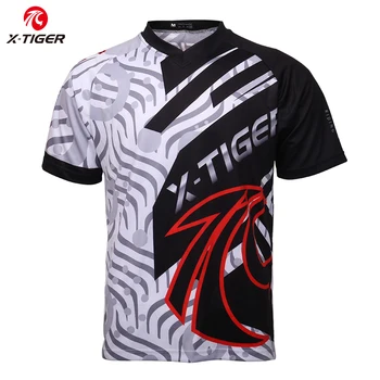 

X-Tiger Brand Breathable Downhill Jerseys Men Summer MTB Bike Motocross Sports Wear Cycling Jersey Short Sleeve Downhill Clothes