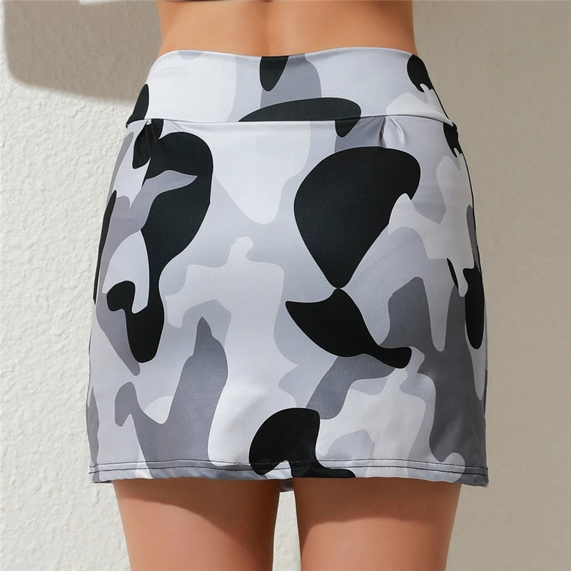 

Women Fitness Short Camouflage Sports Skirt Shorts High Waist Jogger Short Pant Sexy Summer Casual Printed Skirt Woman Clothing