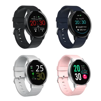 

Ultra Thin Blood Pressure Heart Rate Monitor Sport Pedometer IP68 Waterproof Fitness Tracker Heart Rate Monitor Smart Watch