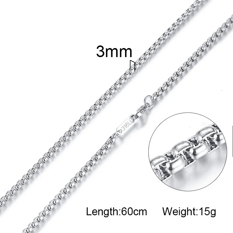 Модные ювелирные изделия, серебряные цепи, нержавеющая сталь, мужское ожерелье, 3 мм, 4 мм, 6 мм, цепочка в виде змеиной кокона, женские аксессуары