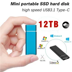 Disque dur externe SSD de 16 to, dispositif de stockage de 12 to pour ordinateur Portable 